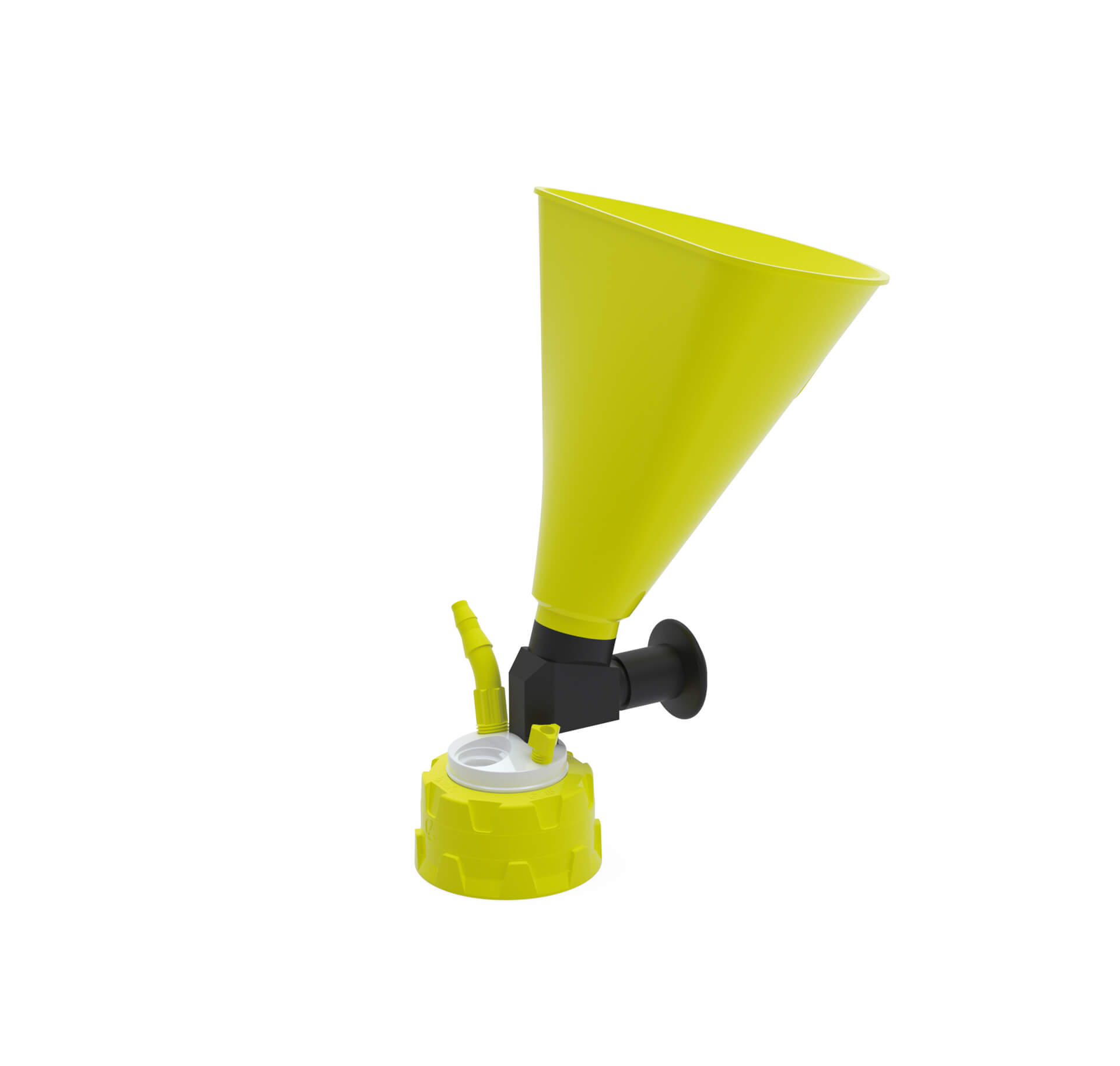 Waste Cap GL45 mit Einfülltrichter | b.safe