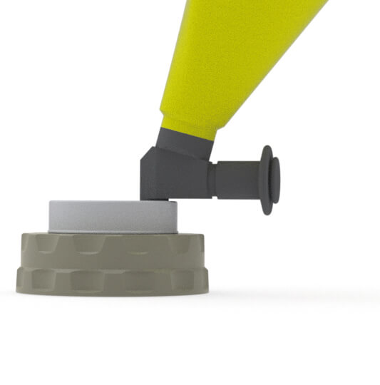Waste Cap S70 mit Einfülltrichter | b.safe