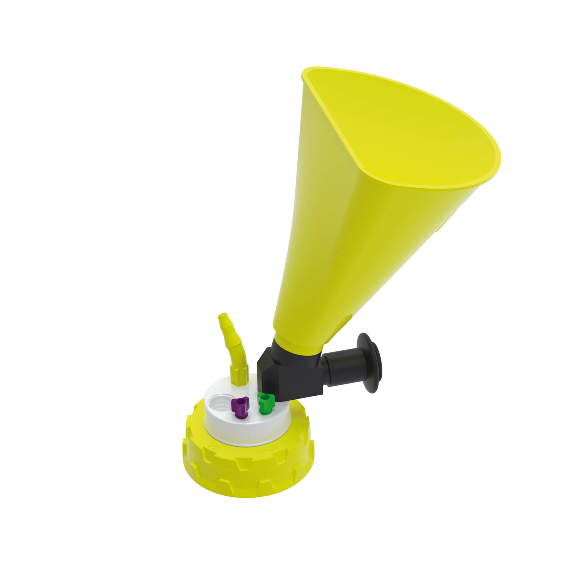 Waste Cap S55 mit Einfülltrichter | b.safe