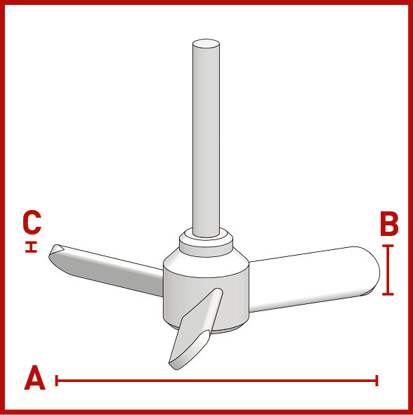 Maxi-Propeller-Rührwellen | BOLA