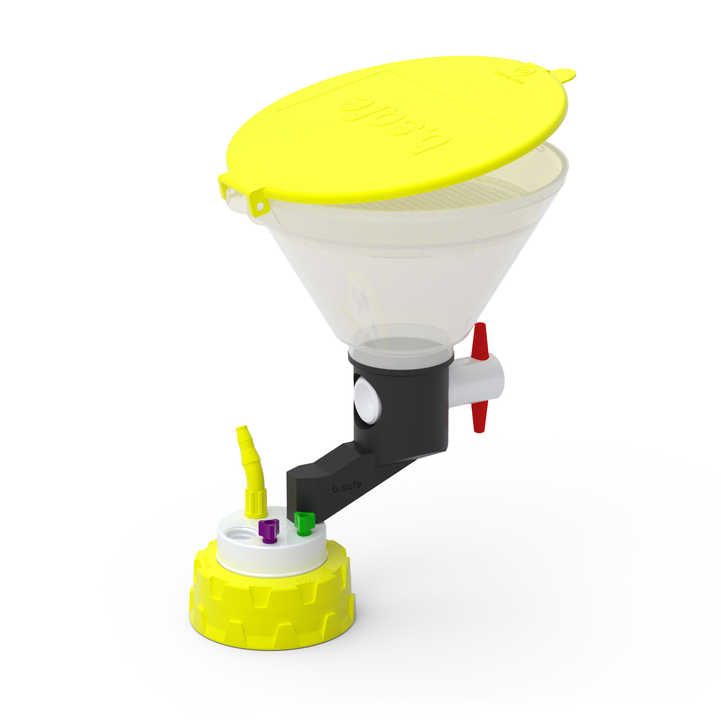 Waste Cap S60 mit Einfülltrichter | b.safe