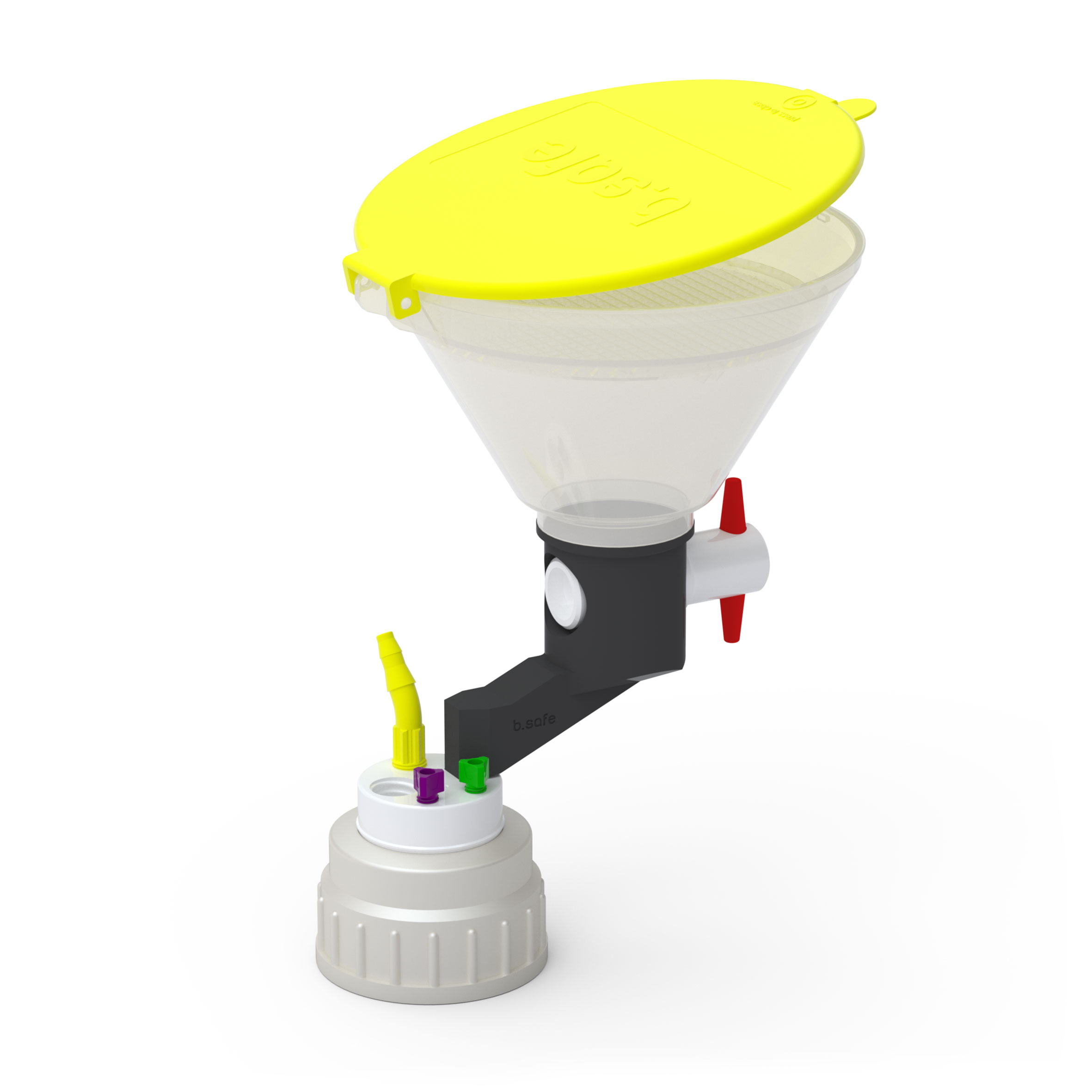 Waste Cap B53 mit Einfülltrichter | b.safe