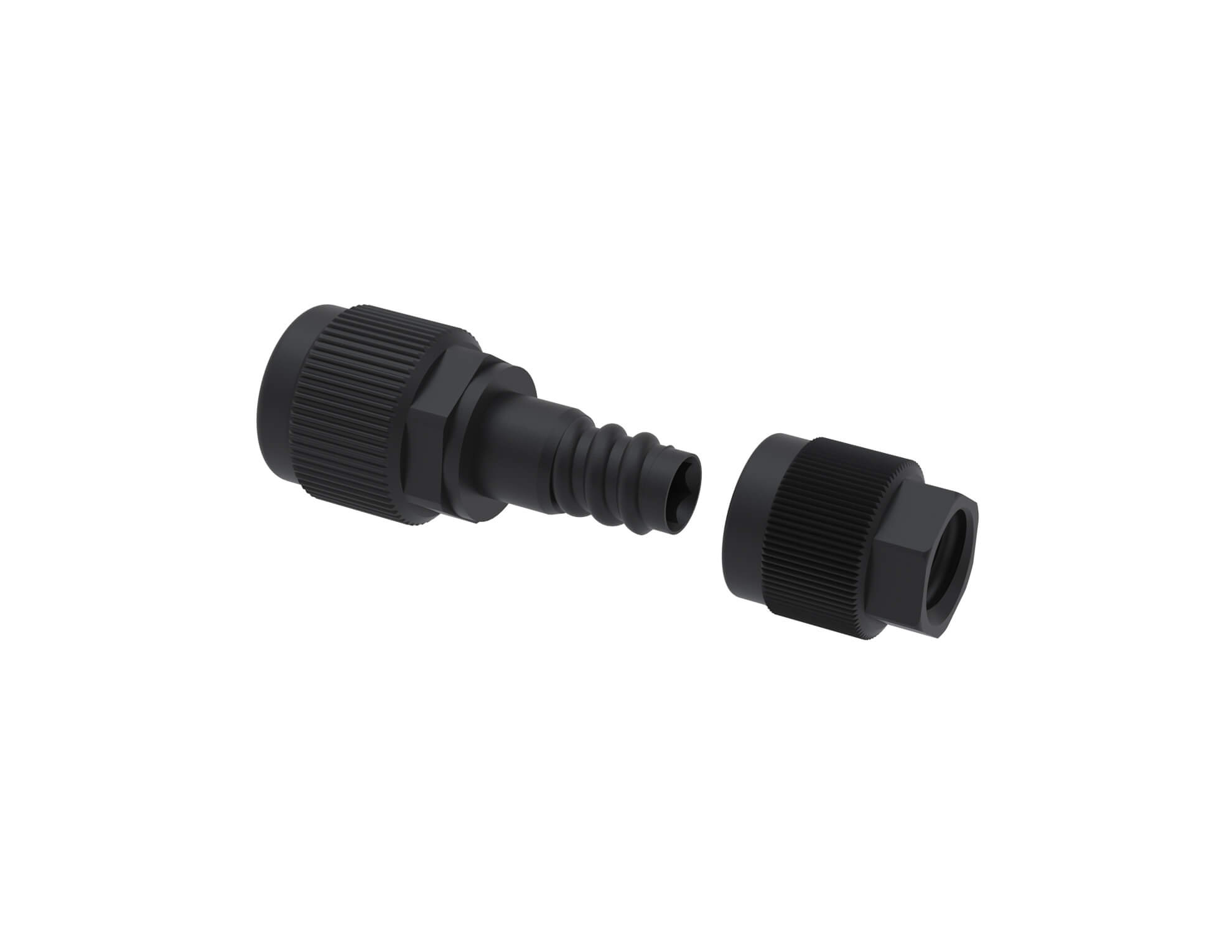 Verschraubung für Waste Tube | b.safe
