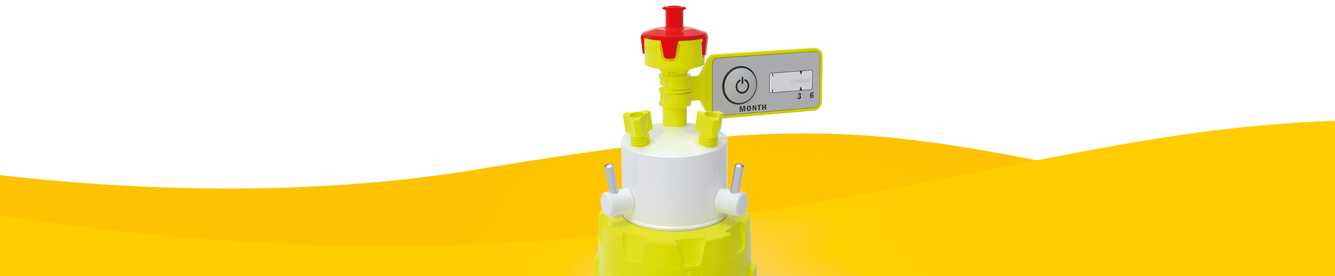 Advantages of our caps with taps for solvent withdrawal